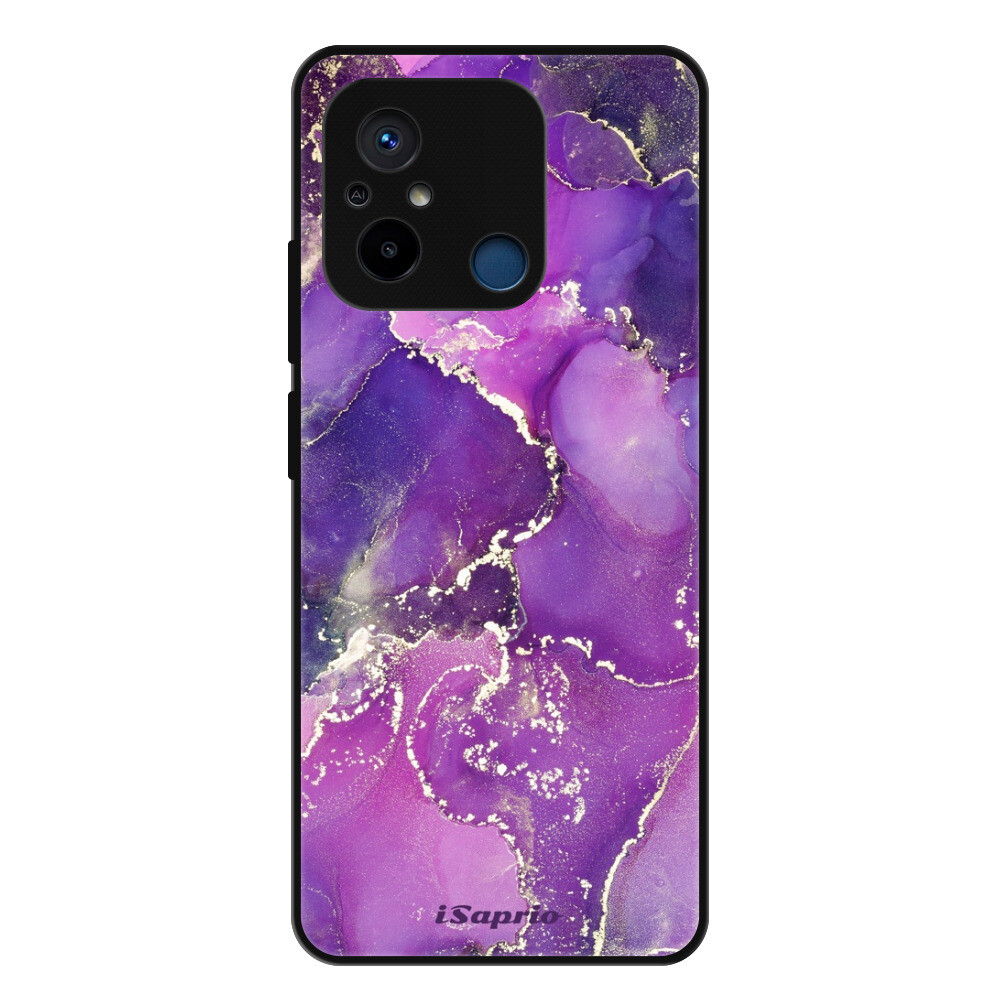 Lesklé puzdro Exclusive iSaprio - Purple Marble 10 - Xiaomi Redmi 12C