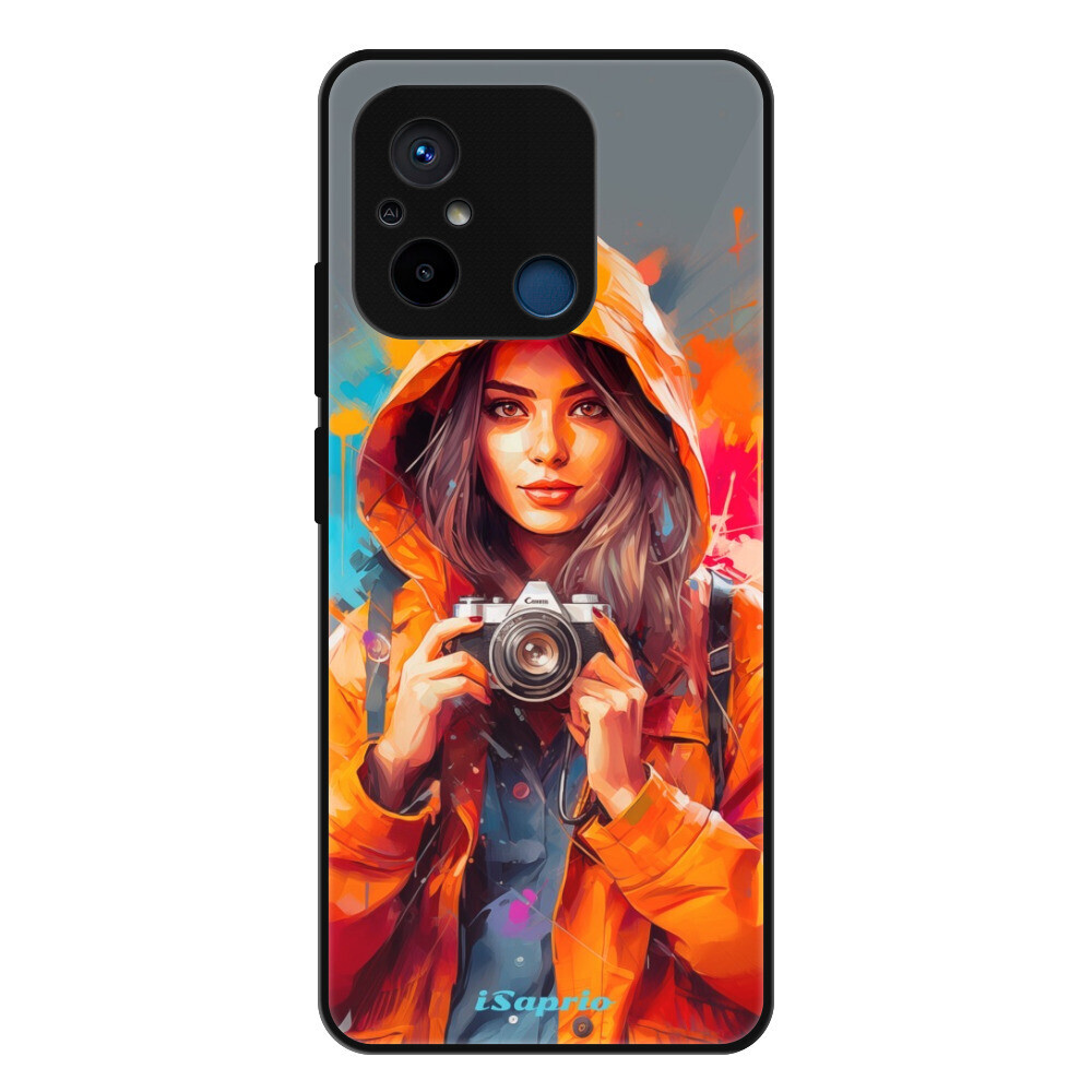 Lesklé puzdro Exclusive iSaprio - Girl with Camera - Xiaomi Redmi 12C