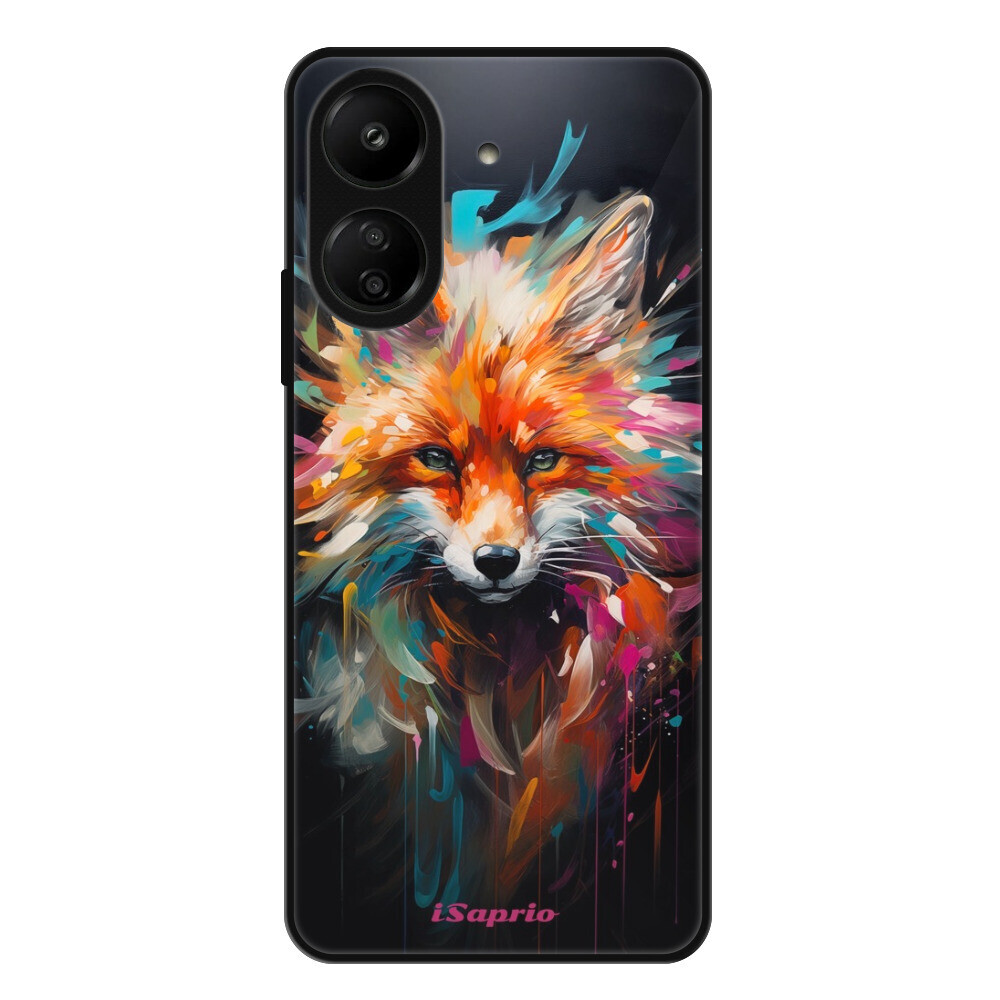 Lesklé puzdro Exclusive iSaprio - Neon Fox - Xiaomi Redmi 13C