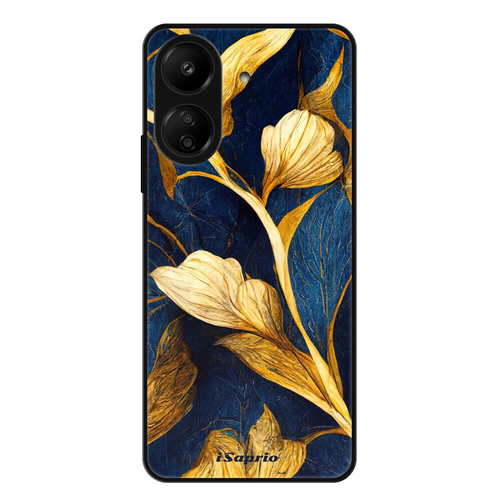 Lesklé puzdro Exclusive iSaprio - Gold Leaves - Xiaomi Redmi 13C