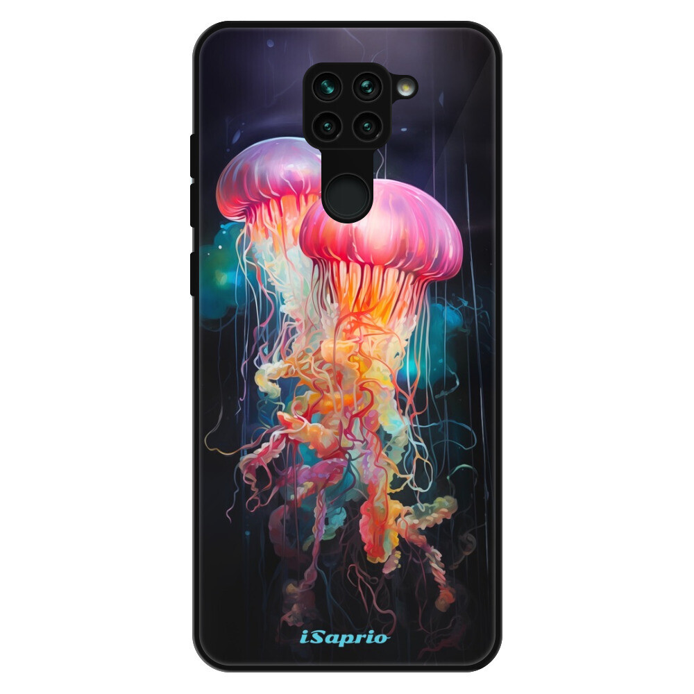 Lesklé puzdro Exclusive iSaprio - Abstract Jellyfish - Xiaomi Redmi Note 9