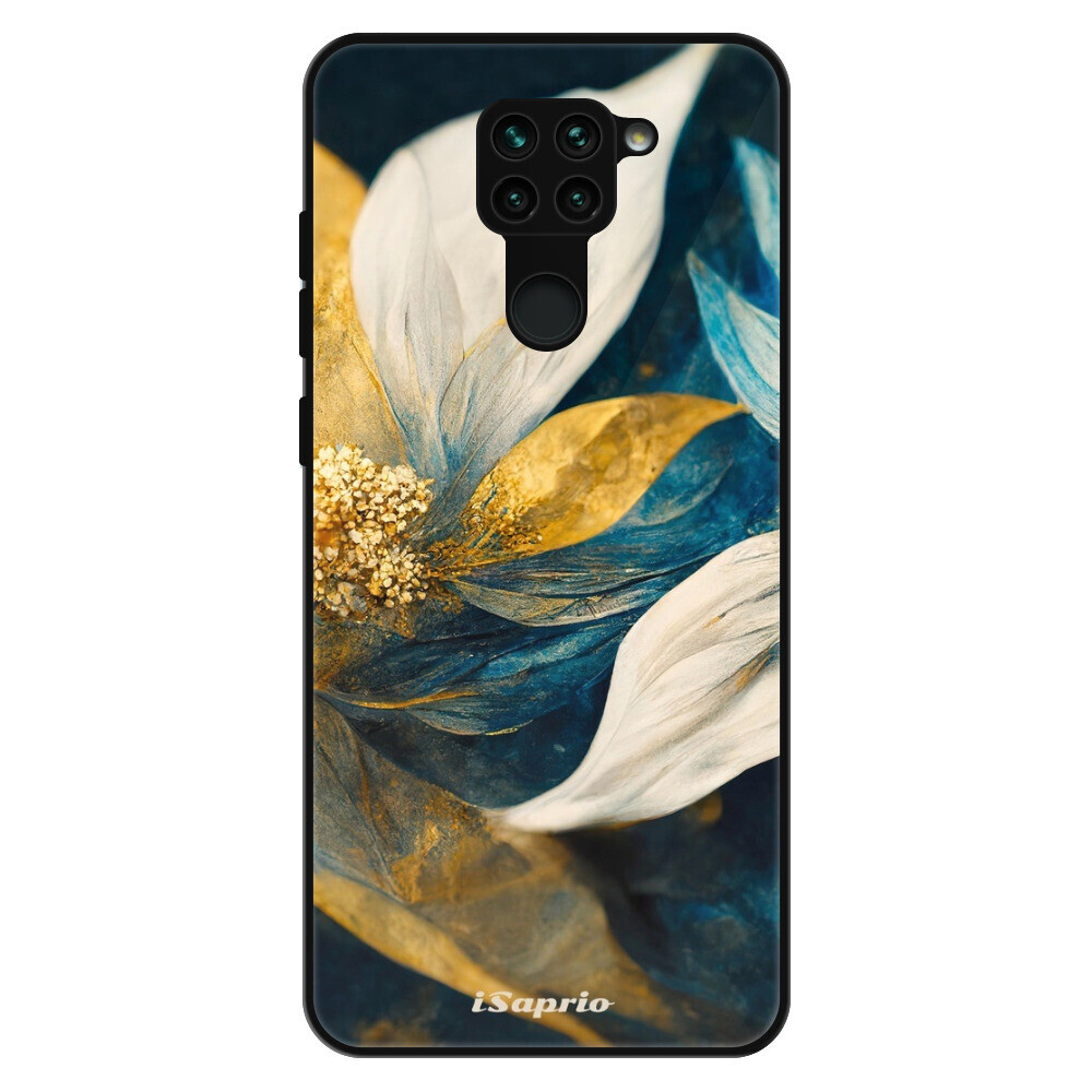 Lesklé puzdro Exclusive iSaprio - Gold Petals - Xiaomi Redmi Note 9