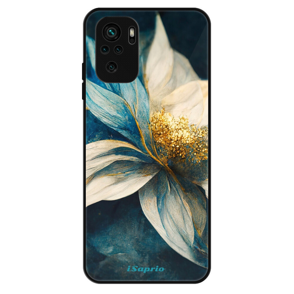 Lesklé puzdro Exclusive iSaprio - Blue Petals - Xiaomi Redmi Note 10 / Note 10S