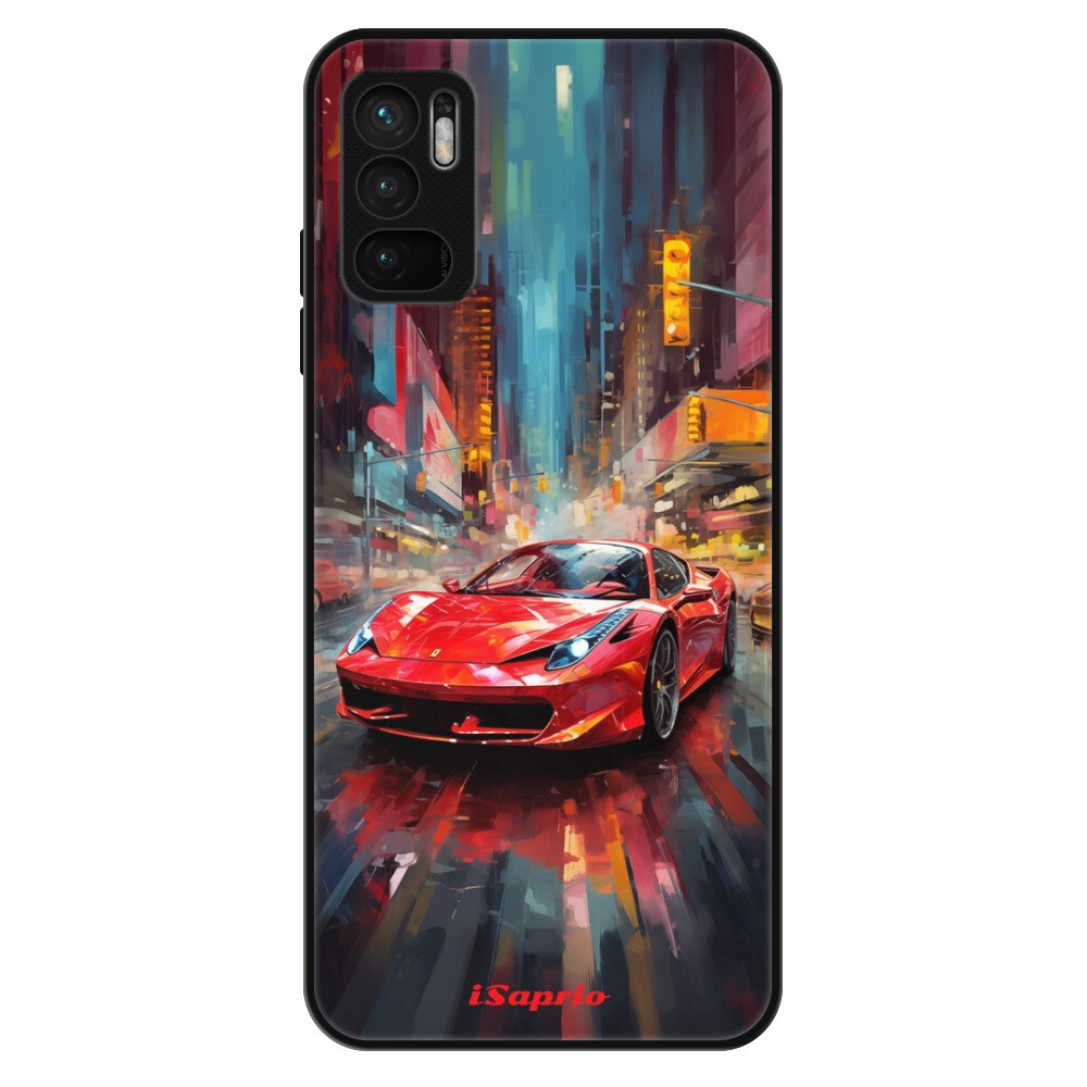 Lesklé puzdro Exclusive iSaprio - Ferrari - Xiaomi Redmi Note 10 5G