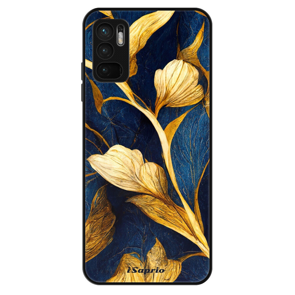 Lesklé puzdro Exclusive iSaprio - Gold Leaves - Xiaomi Redmi Note 10 5G