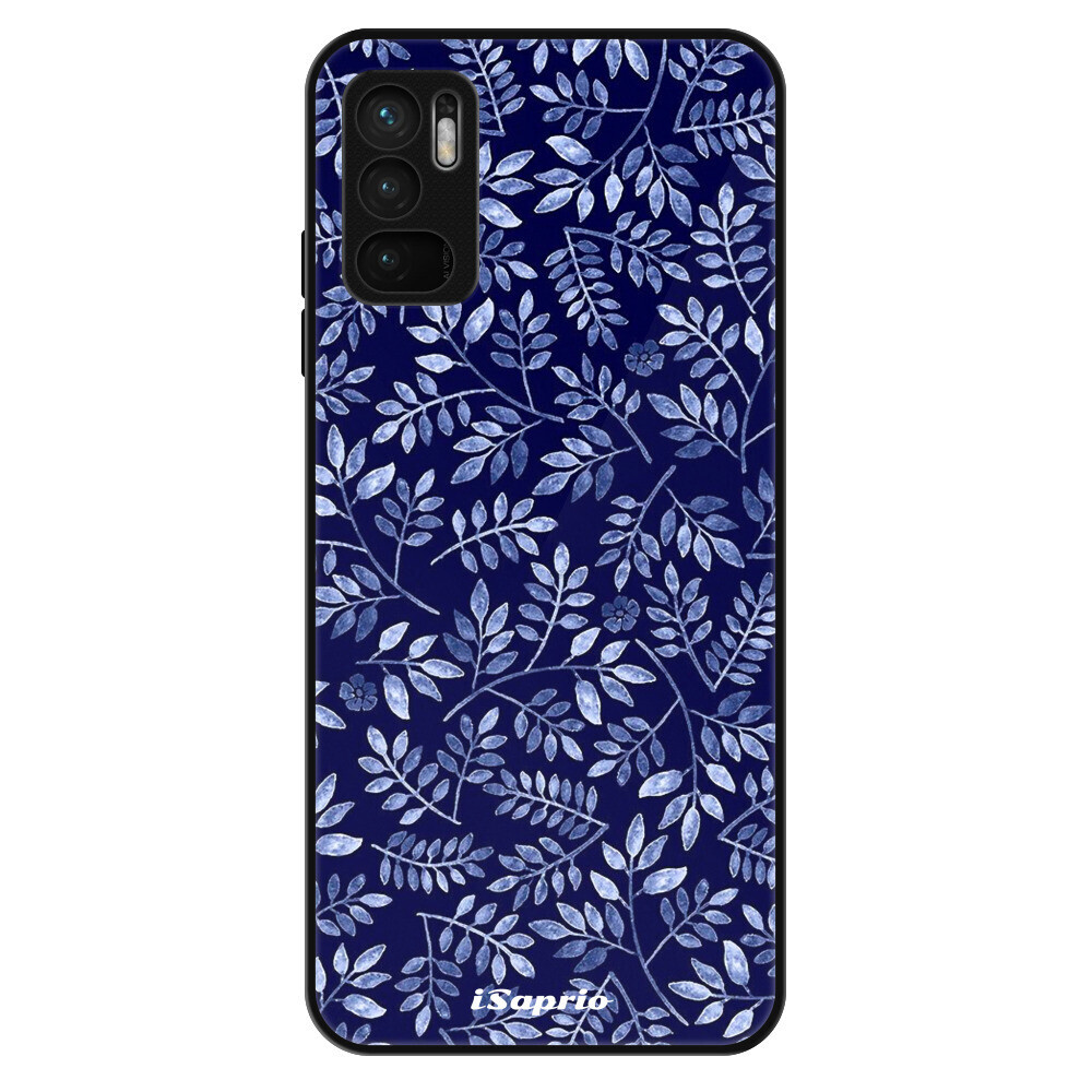 Lesklé puzdro Exclusive iSaprio - Blue Leaves 05 - Xiaomi Redmi Note 10 5G
