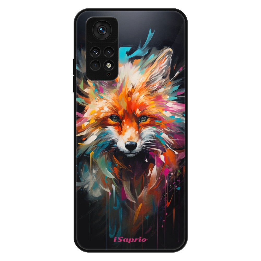 Lesklé puzdro Exclusive iSaprio - Neon Fox - Xiaomi Redmi Note 11 Pro 5G