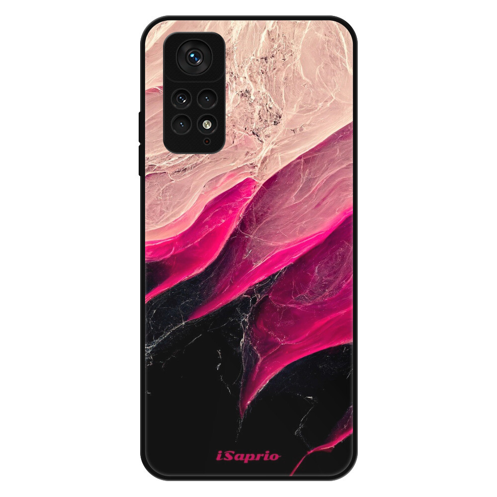Lesklé puzdro Exclusive iSaprio - Black and Pink - Xiaomi Redmi Note 11 Pro 5G