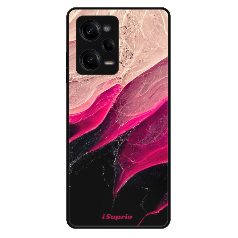Lesklé puzdro Exclusive iSaprio - Black and Pink - Xiaomi Redmi Note 12 Pro 5G / Poco X5 Pro 5G