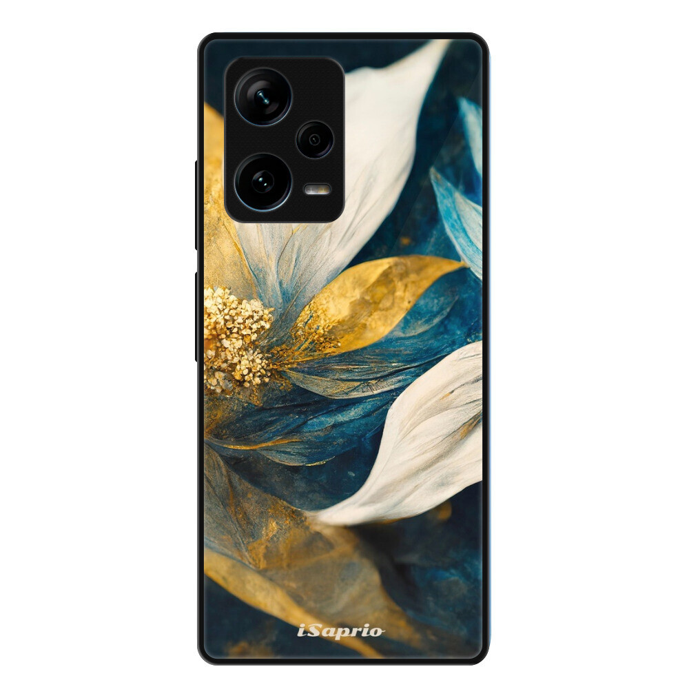 Lesklé puzdro Exclusive iSaprio - Gold Petals - Xiaomi Redmi Note 12 Pro+ 5G