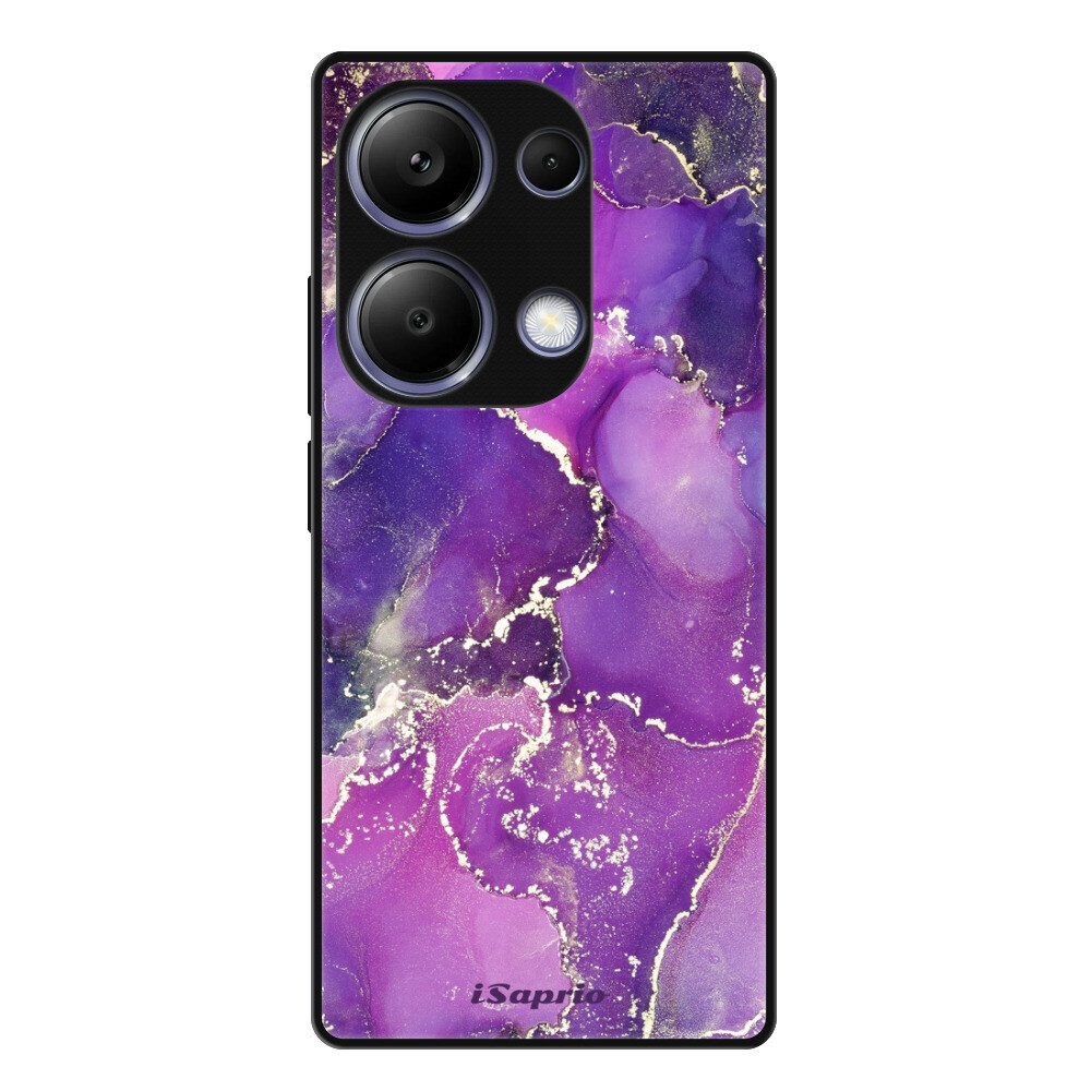 Lesklé puzdro Exclusive iSaprio - Purple Marble 10 - Xiaomi Redmi Note 13 Pro