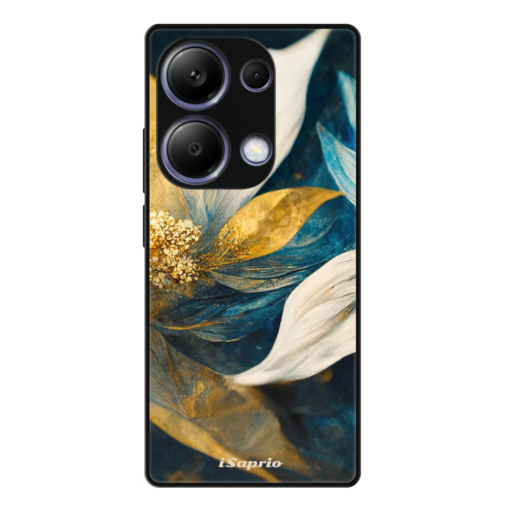 Lesklé puzdro Exclusive iSaprio - Gold Petals - Xiaomi Redmi Note 13 Pro