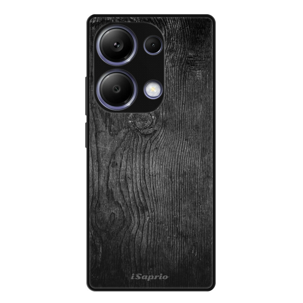 Lesklé puzdro Exclusive iSaprio - Black Wood 13 - Xiaomi Redmi Note 13 Pro