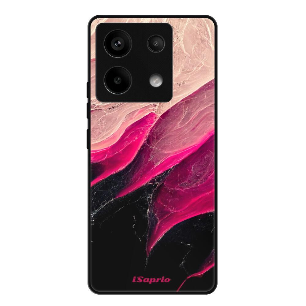 Lesklé puzdro Exclusive iSaprio - Black and Pink - Xiaomi Redmi Note 13 Pro 5G / Poco X6 5G