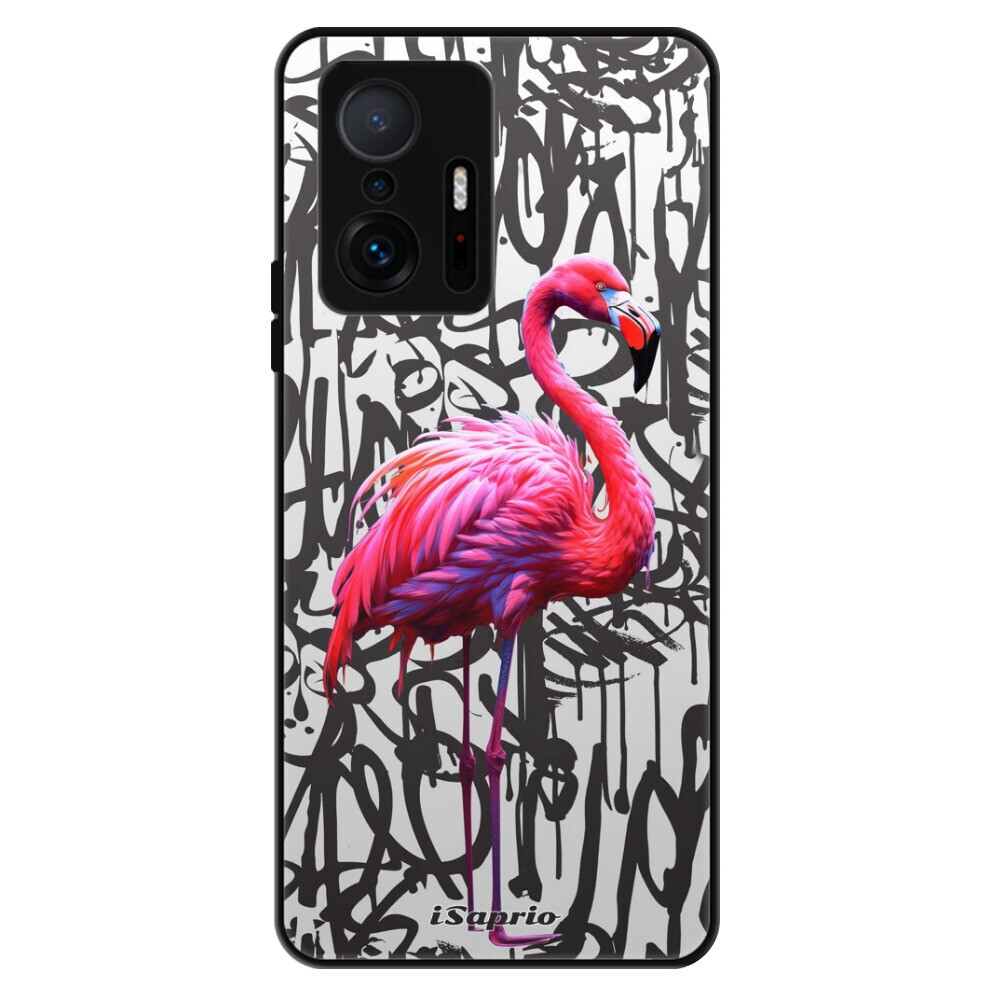 Lesklé puzdro Exclusive iSaprio - Flamingo Graffiti - Xiaomi 11T / 11T Pro