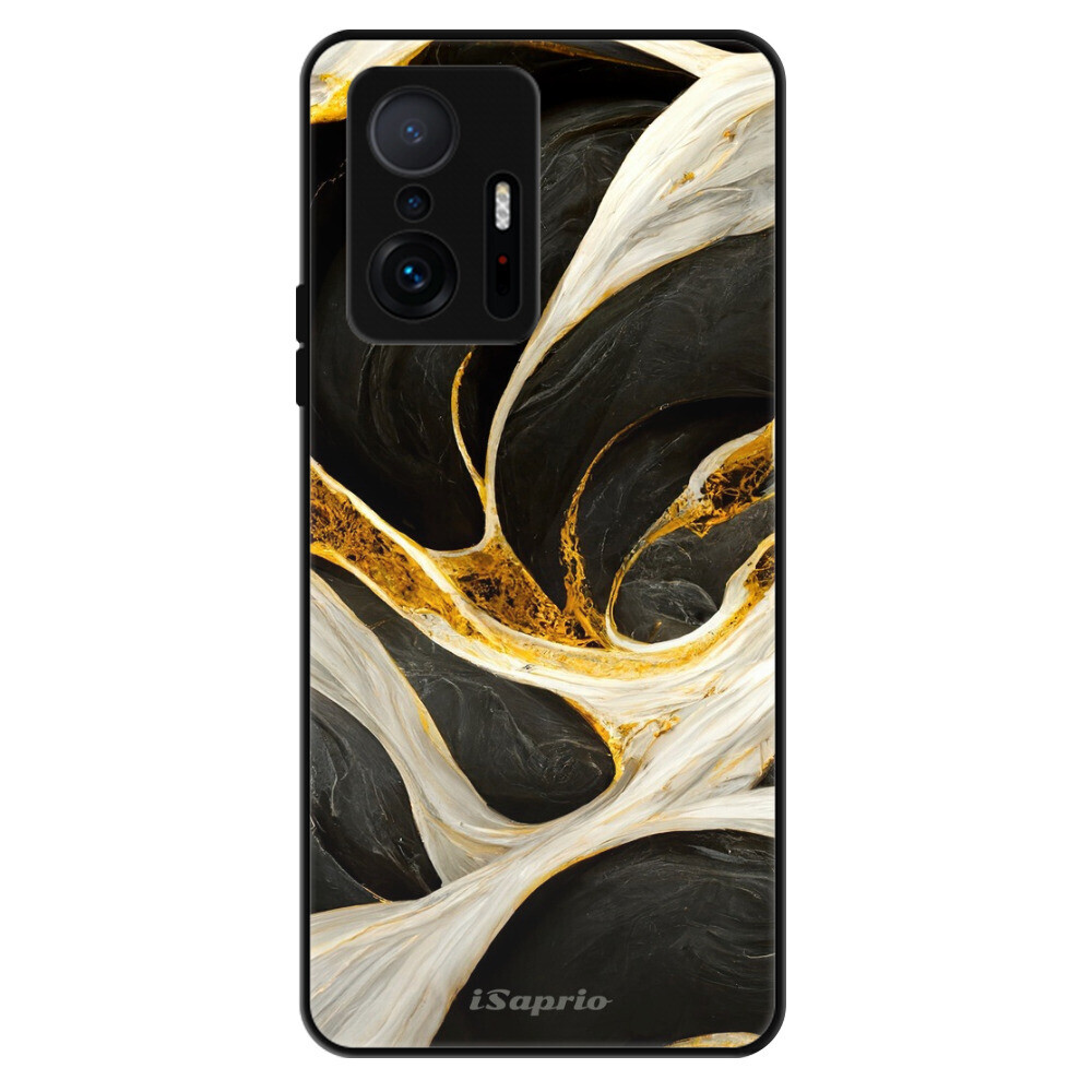 Lesklé puzdro Exclusive iSaprio - Black and Gold - Xiaomi 11T / 11T Pro