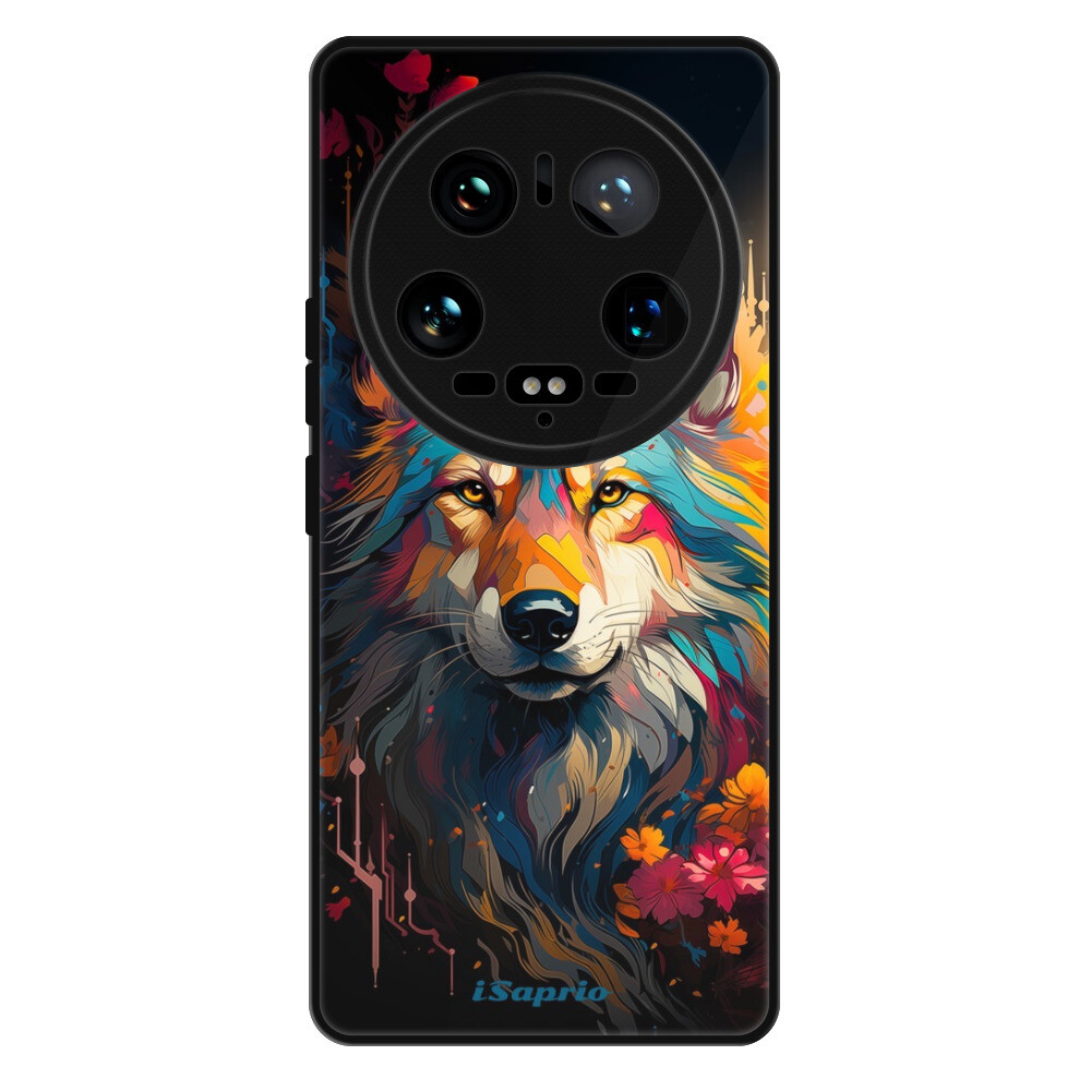 Lesklé puzdro Exclusive iSaprio - Mysterious Wolf - Xiaomi 14 Ultra