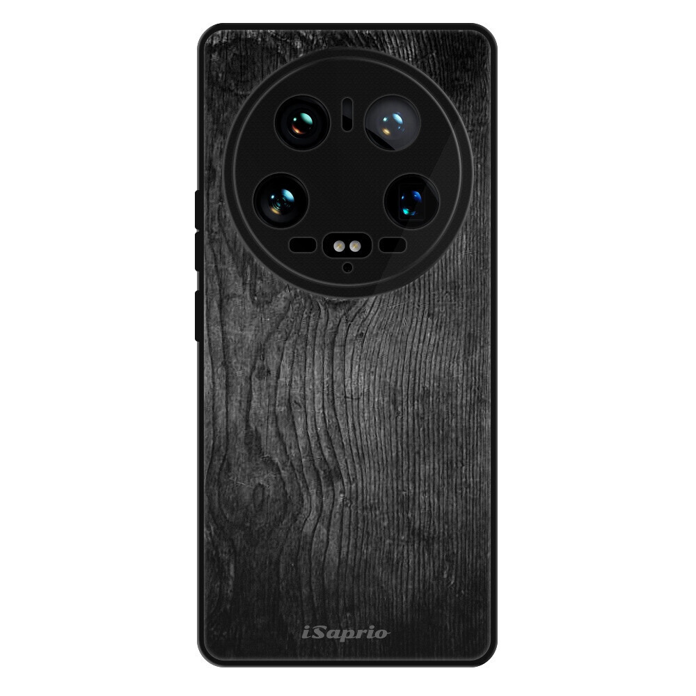 Lesklé puzdro Exclusive iSaprio - Black Wood 13 - Xiaomi 14 Ultra