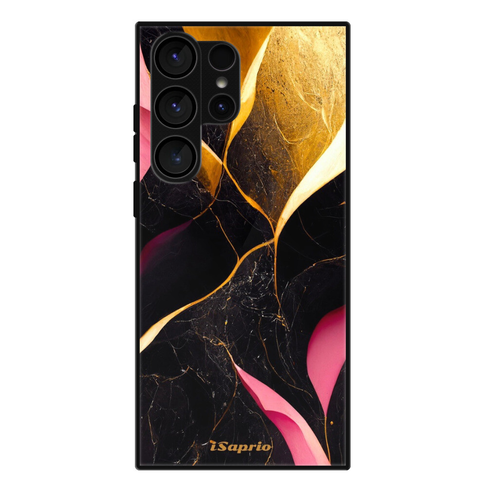 Lesklé puzdro Exclusive iSaprio - Gold Pink Marble - Samsung Galaxy S23 Ultra