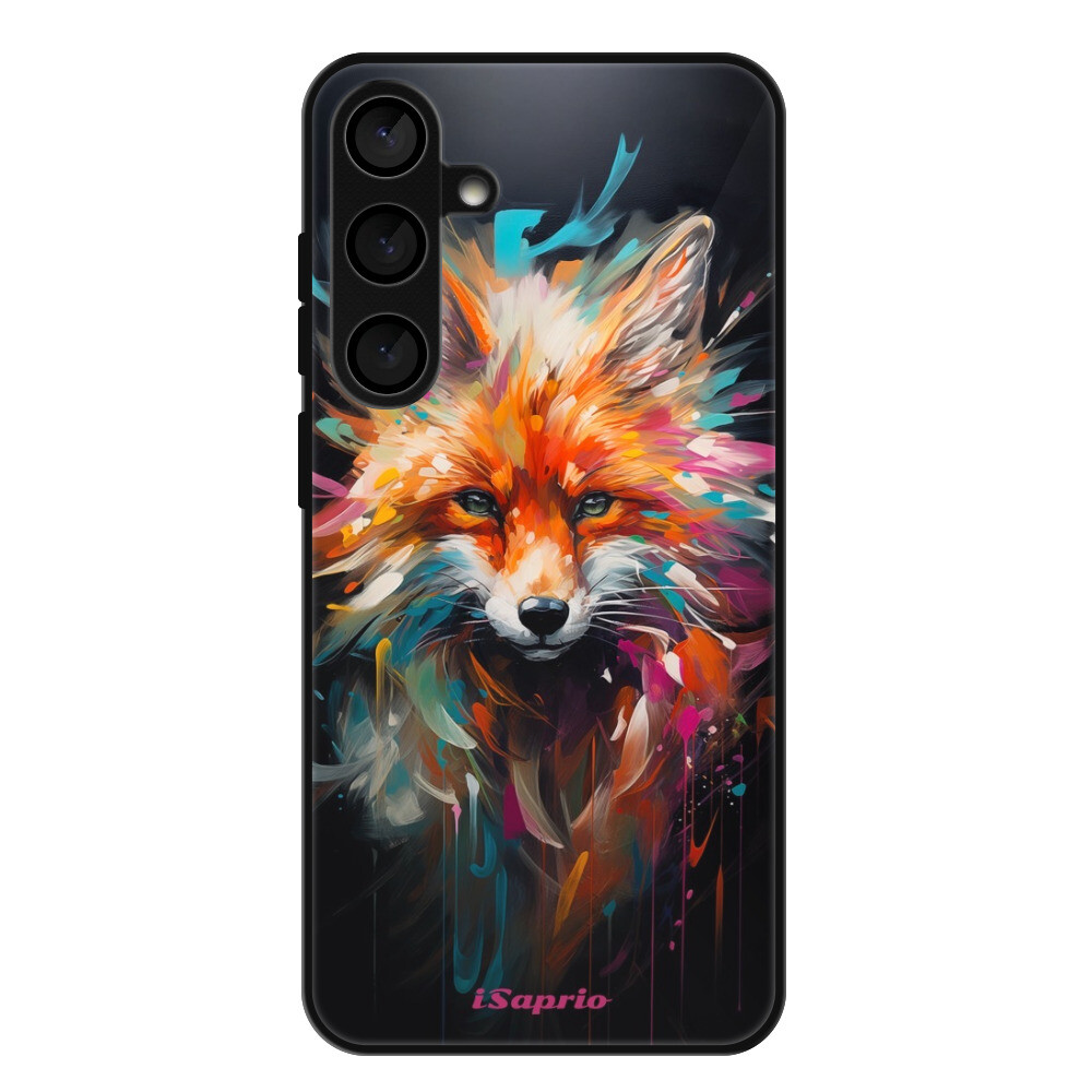 Lesklé puzdro Exclusive iSaprio - Neon Fox - Samsung Galaxy S24+