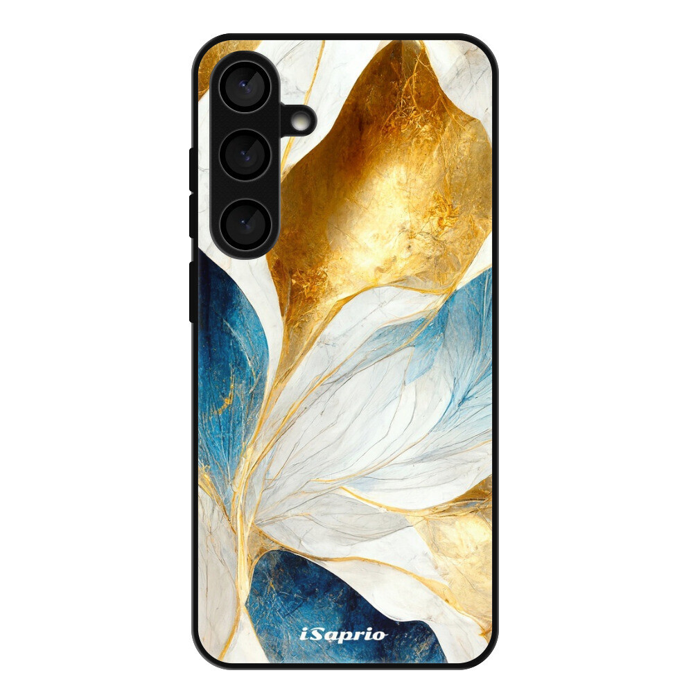 Lesklé puzdro Exclusive iSaprio - Blue Leaves - Samsung Galaxy S24+