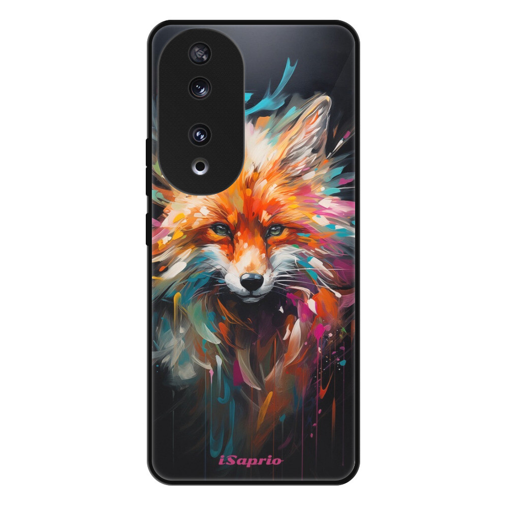 Lesklé puzdro Exclusive iSaprio - Neon Fox - Honor 90 5G