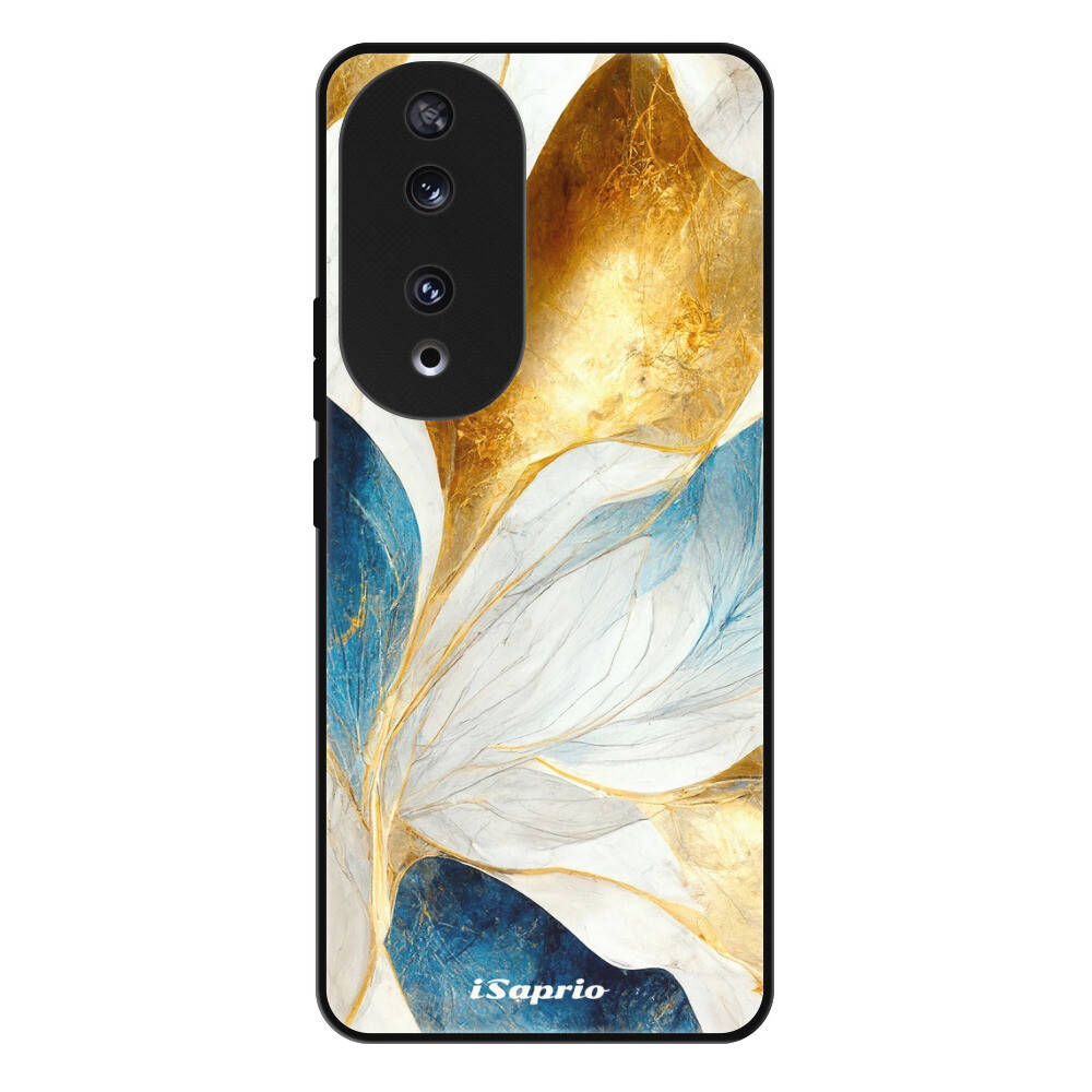 Lesklé puzdro Exclusive iSaprio - Blue Leaves - Honor 90 5G