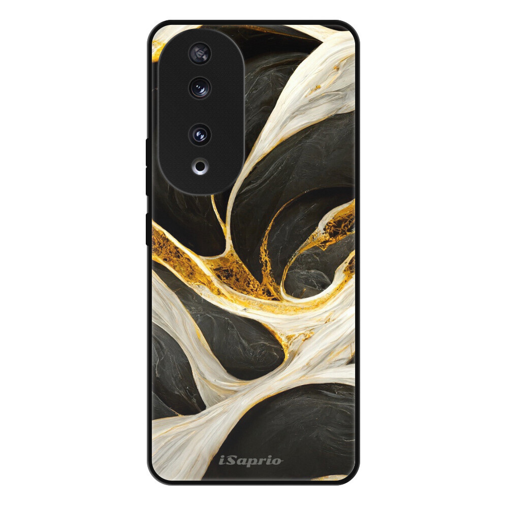 Lesklé puzdro Exclusive iSaprio - Black and Gold - Honor 90 5G