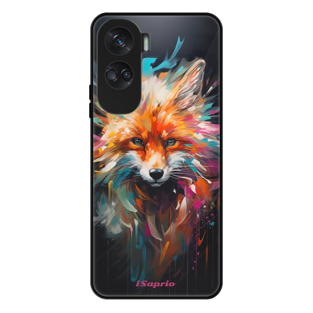 Lesklé puzdro Exclusive iSaprio - Neon Fox - Honor 90 Lite 5G