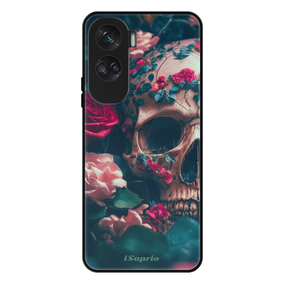 Lesklé puzdro Exclusive iSaprio - Skull in Roses - Honor 90 Lite 5G
