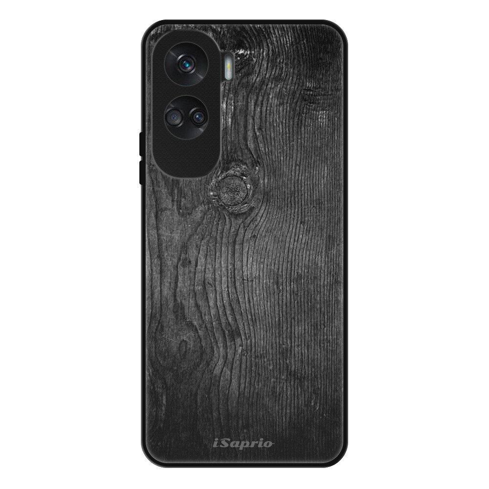 Lesklé puzdro Exclusive iSaprio - Black Wood 13 - Honor 90 Lite 5G