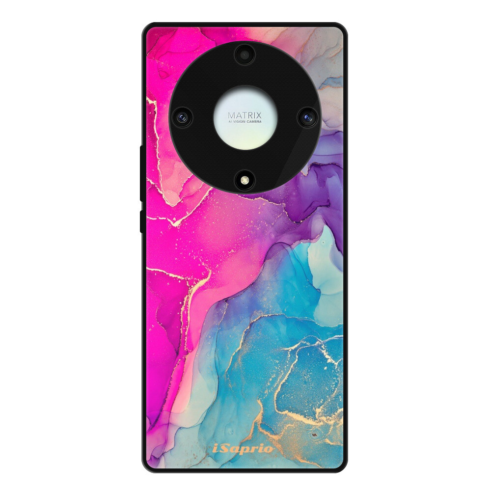 Lesklé puzdro Exclusive iSaprio - Purple Ink - Honor Magic5 Lite 5G