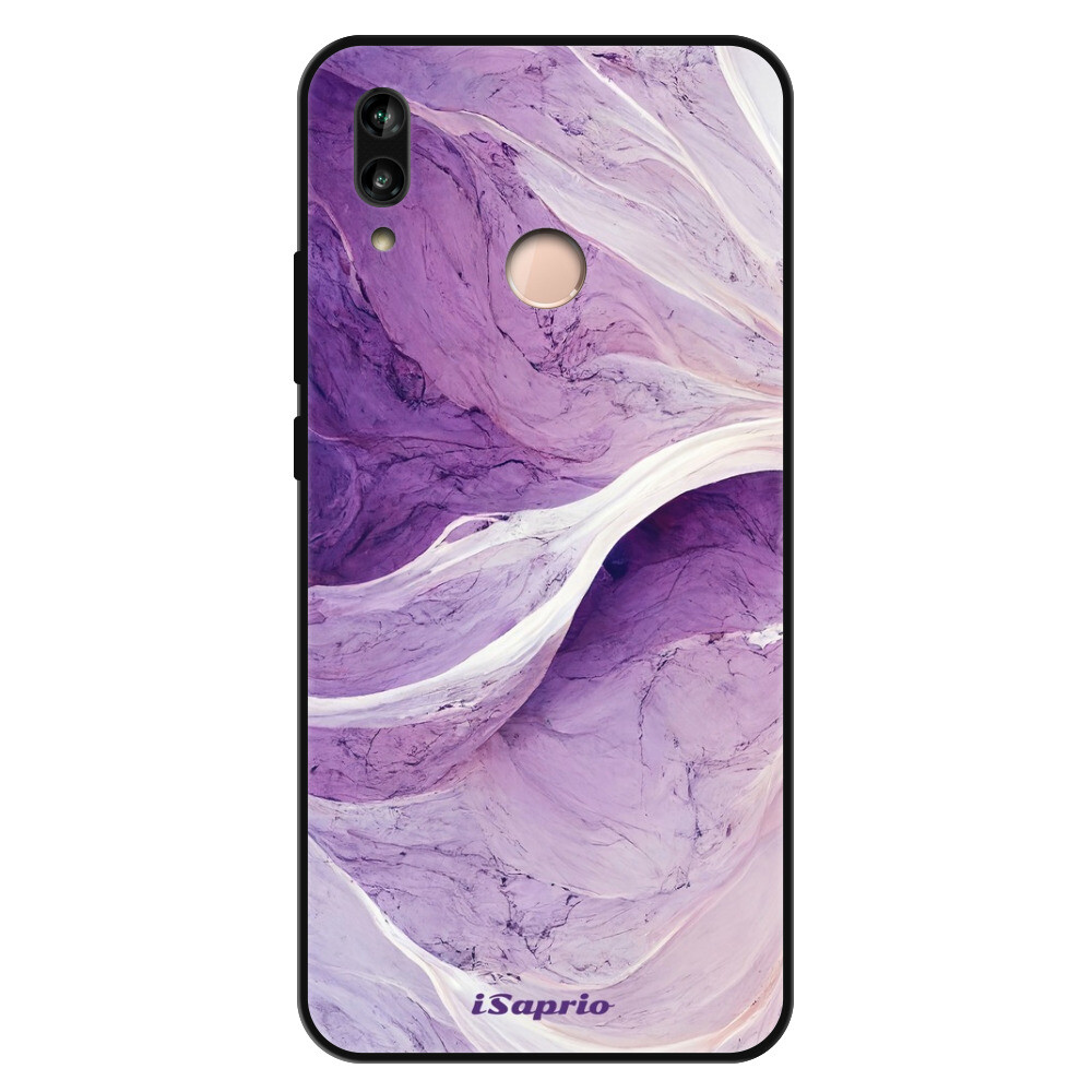Lesklé puzdro Exclusive iSaprio - Purple Paint 10 - Huawei P20 Lite