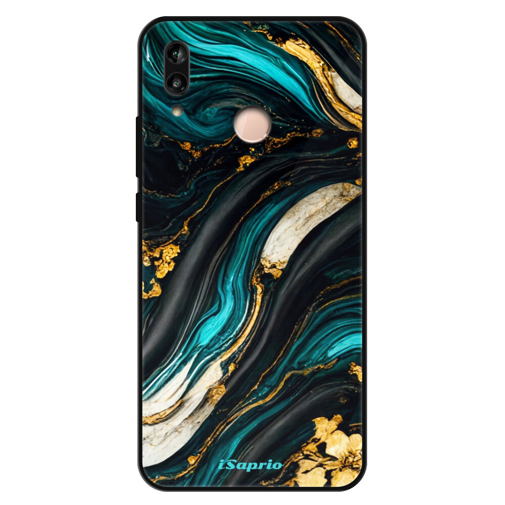 Lesklé puzdro Exclusive iSaprio - Dark Paint 10 - Huawei P20 Lite