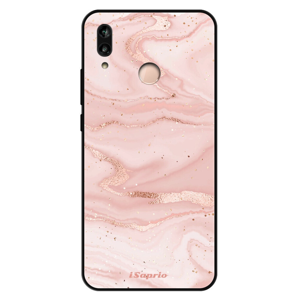 Lesklé puzdro Exclusive iSaprio - RoseGold Marble 10 - Huawei P20 Lite