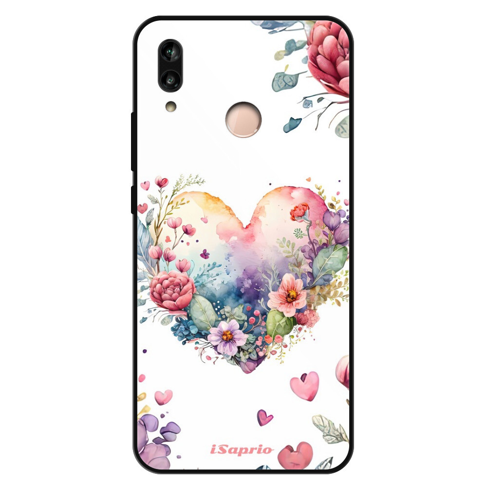 Lesklé puzdro Exclusive iSaprio - Floral Heart - Huawei P20 Lite