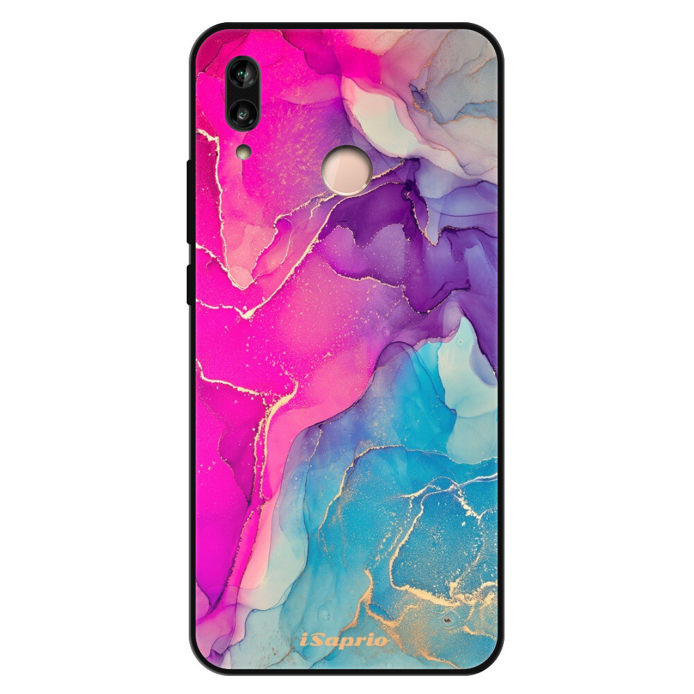 Lesklé puzdro Exclusive iSaprio - Purple Ink - Huawei P20 Lite