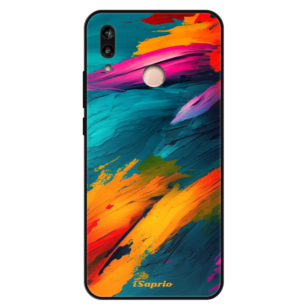 Lesklé puzdro Exclusive iSaprio - Blue Paint - Huawei P20 Lite