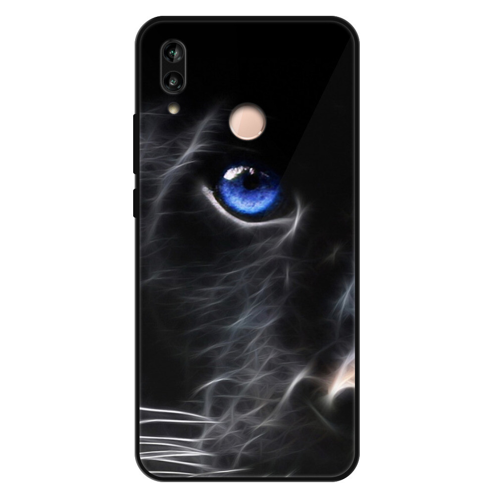 Lesklé puzdro Exclusive iSaprio - Black Puma - Huawei P20 Lite