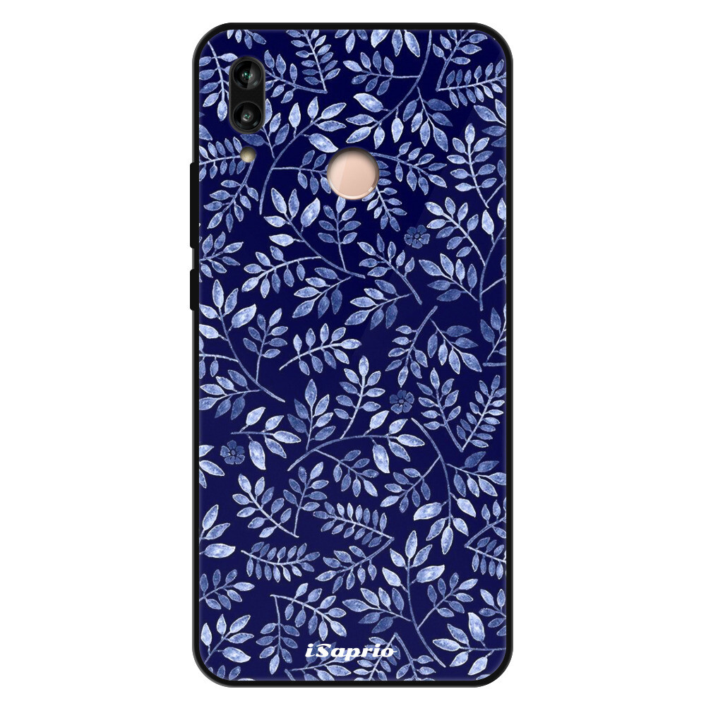 Lesklé puzdro Exclusive iSaprio - Blue Leaves 05 - Huawei P20 Lite