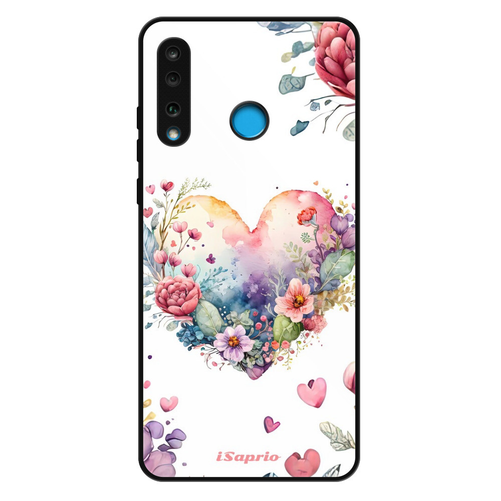 Lesklé puzdro Exclusive iSaprio - Floral Heart - Huawei P30 Lite