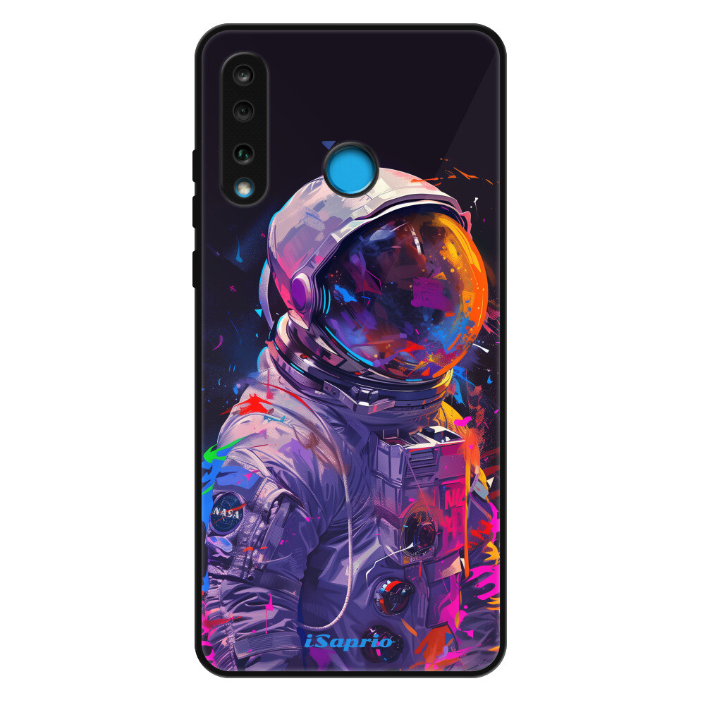 Lesklé puzdro Exclusive iSaprio - Neon Astronaut - Huawei P30 Lite