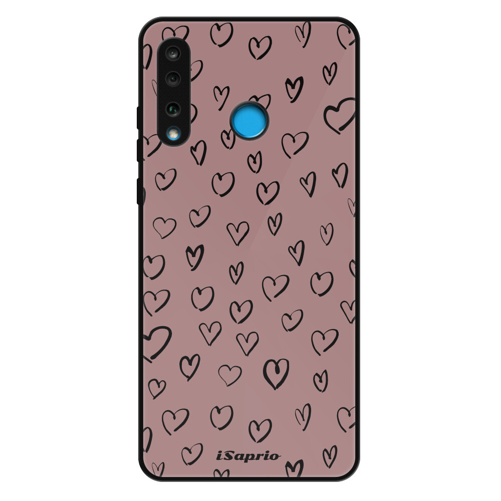 Lesklé puzdro Exclusive iSaprio - Heart Dark - Huawei P30 Lite