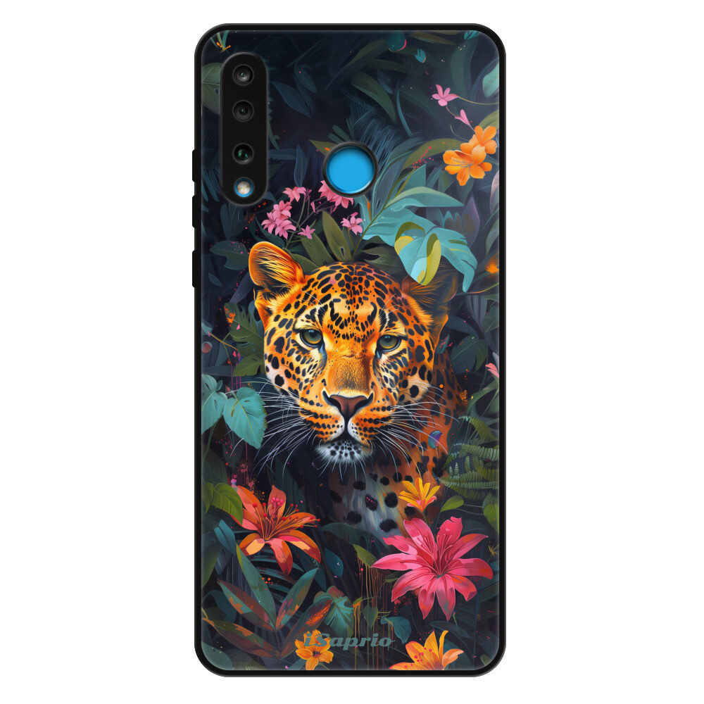 Lesklé puzdro Exclusive iSaprio - Flower Jaguar - Huawei P30 Lite