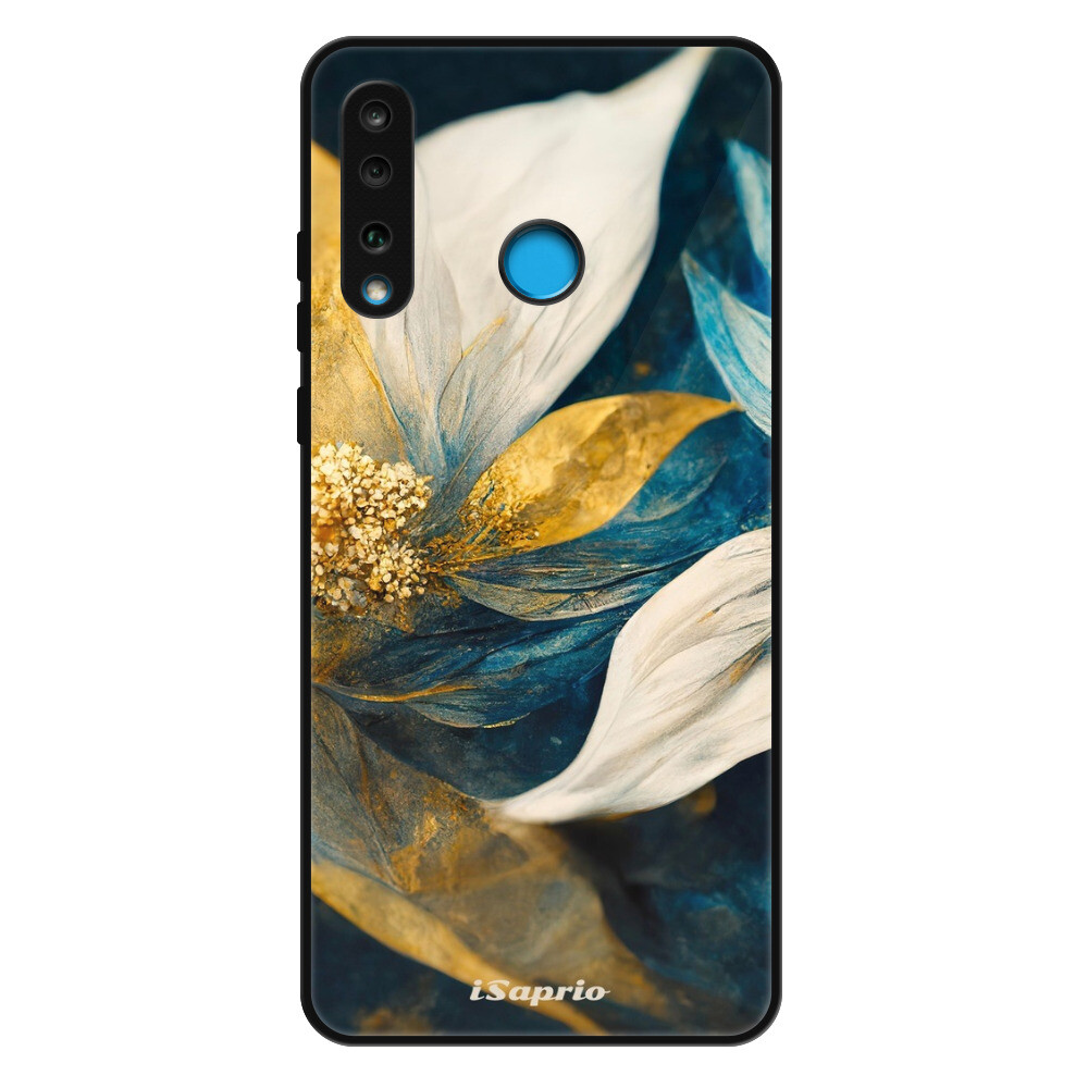 Lesklé puzdro Exclusive iSaprio - Gold Petals - Huawei P30 Lite