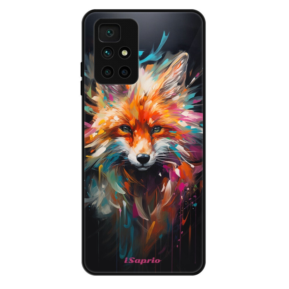 Lesklé puzdro Exclusive iSaprio - Neon Fox - Xiaomi Redmi 10