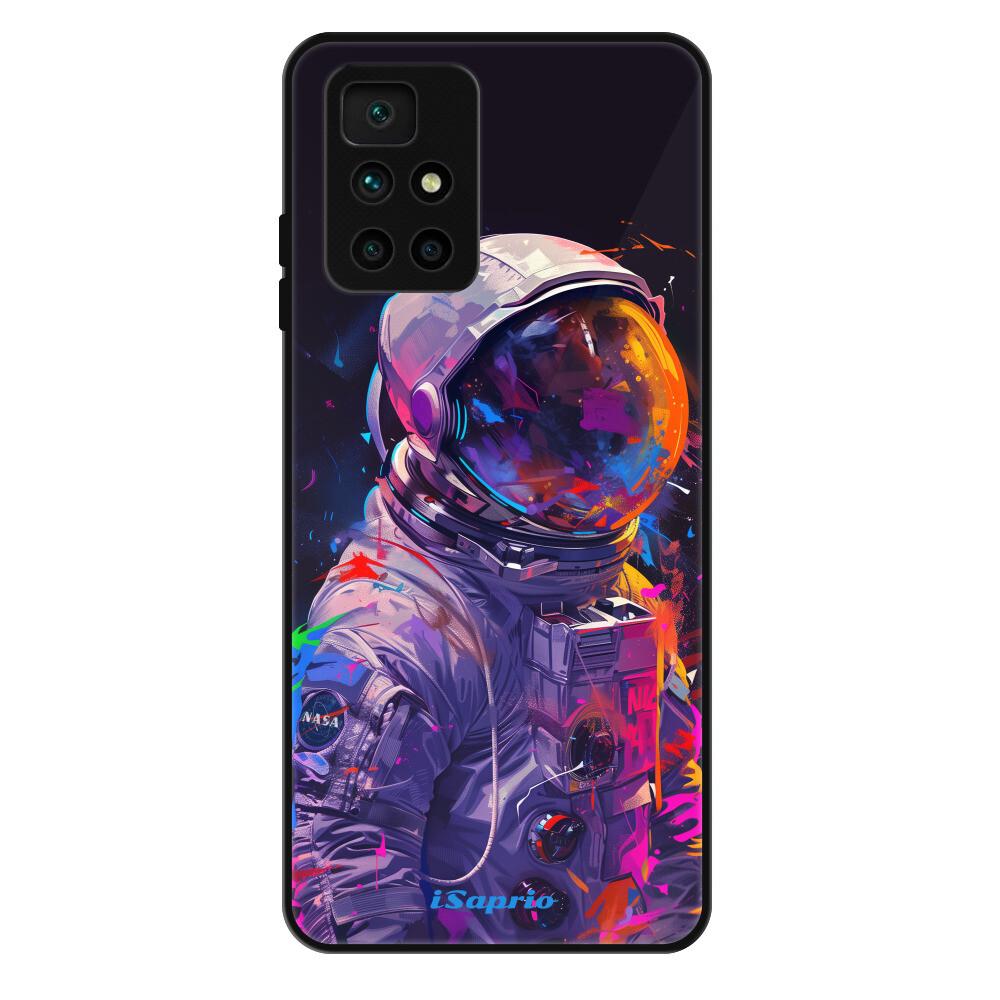 Lesklé puzdro Exclusive iSaprio - Neon Astronaut - Xiaomi Redmi 10