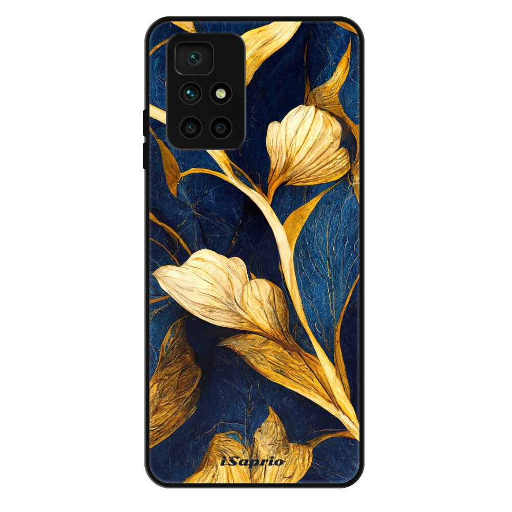 Lesklé puzdro Exclusive iSaprio - Gold Leaves - Xiaomi Redmi 10