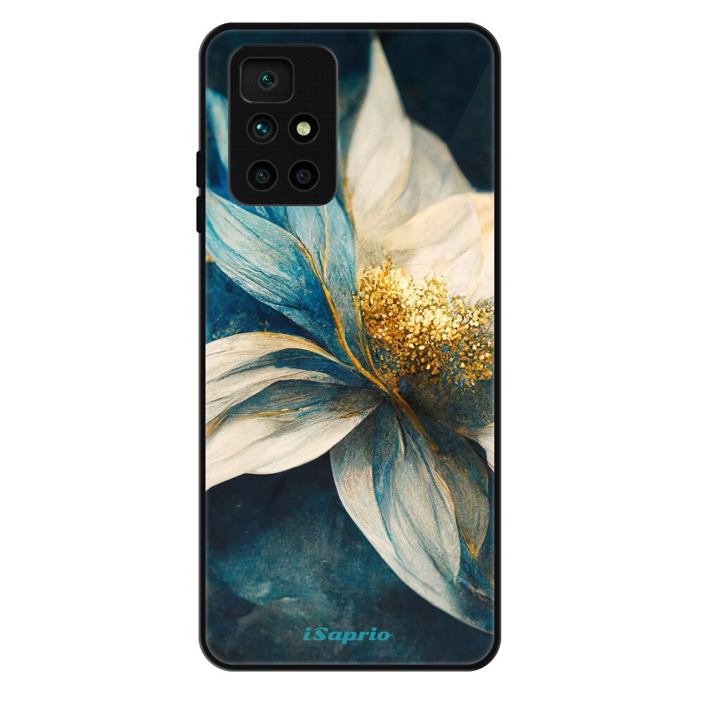 Lesklé puzdro Exclusive iSaprio - Blue Petals - Xiaomi Redmi 10