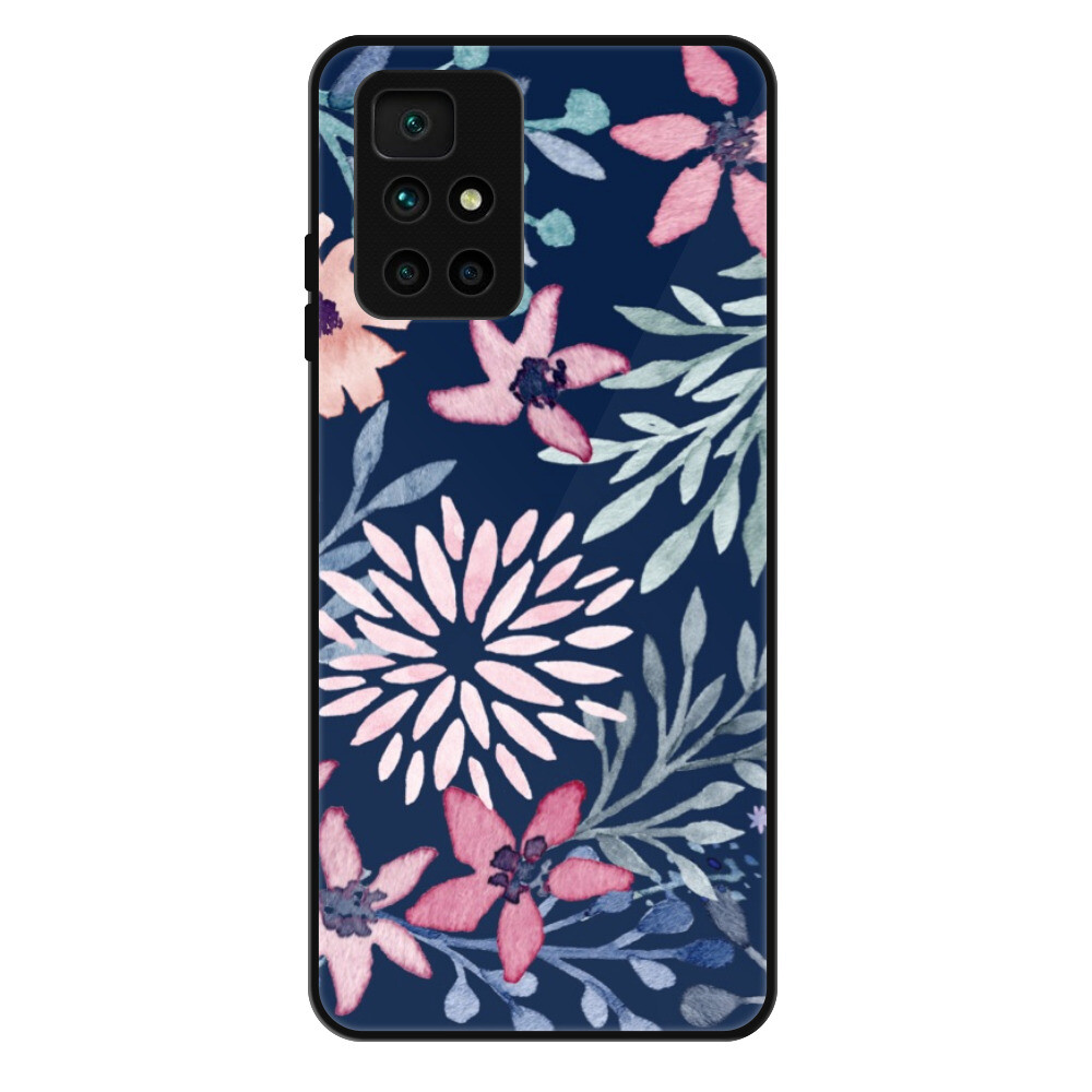 Lesklé puzdro Exclusive iSaprio - Leaves on Blue - Xiaomi Redmi 10